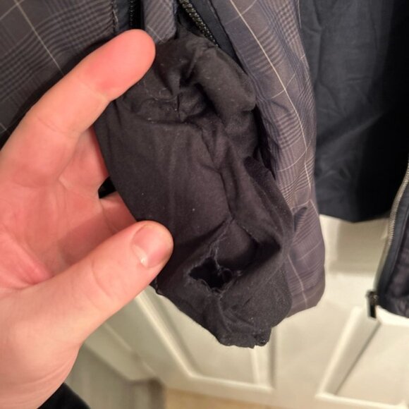 Men's Gray Checkered Zip Jacket Paul & Shark - Picture 7 of 16